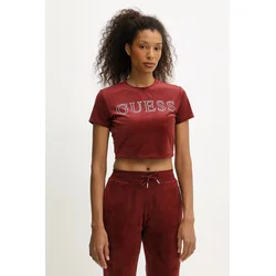 Guess Majica V3BI01 K0232 Bordo rdeča Regular Fit