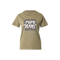 Pepe Jeans Majica oliva/roza/črna/bela