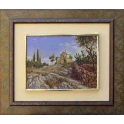 Primorka kuća, Ulje na platnu, 40 x 50 cm