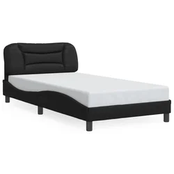 Okvir za krevet bez madraca Hvar crni 100x200 cm od umjetne kože