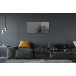 tulup.si Slika na steklu Opombe 125x50 cm 2 obešalnika