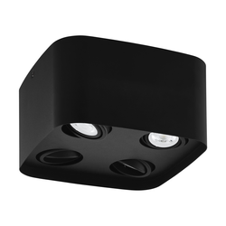 Eglo 99675 - LED RGBW prigušiva spot svetiljka CAMINALES-Z 4xGU10/5W/230V