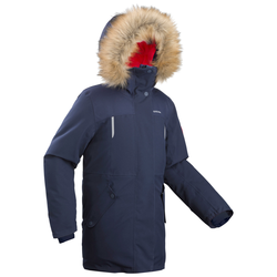 Parka za planinarenje SH500 Warm vodootporna za djecu 7 – 15 godina