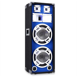 Skytec 800 W DJ PA modri LED dvojni 10 pasivni zvočnik