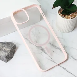 Torbica Magesafe za iPhone 15 Plus 6.7 roze