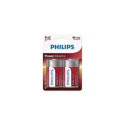 Philips LR20P2B/10 - 2 komada alkalne baterije veličine D, POWER ALKALINE, 1,5 V, 14500 mAh