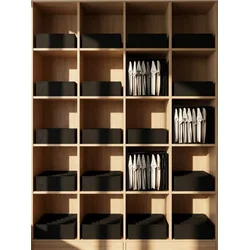 Sinsay - Set organizatora za brushaltere 2 pack - crno
