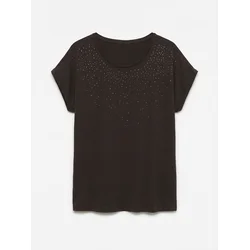VERO MODA Majica VMAVA temno rjava