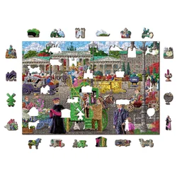 Wooden city - Puzzle Paris Square Berlin 505 - 500 kosov
