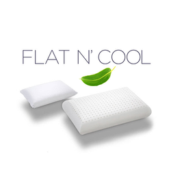 Latex Jastuk Flat & Cool Natur 40x70x12cm, Beli