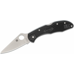 Spyderco Delica 4 Lightweight Black Flat Ground C11FPBK