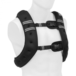 Capital Sports X-Vest, prsluk s utezima, 10 kg, neopren / najlon, 2 prsna remena, crni