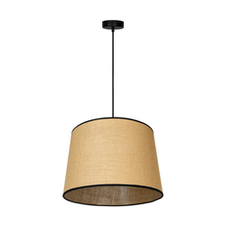 Duolla - Luster na sajli CONE 1xE27/15W/230V prečnik 40 cm braon/crna