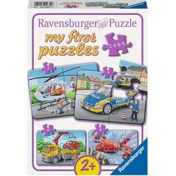 Ravensburger puzzle – Moja vozila sa prvenstvom prolaza (2/ 4/ 6 i 8 delova)