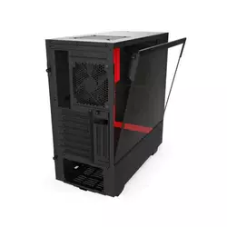 NZXT kućište H510i (Crna/Crvena) - CA-H510I-BR  Midi Tower, Micro-ATX, Mini-ITX, ATX, Bez napajanja, Crna/crvena