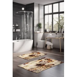 Lessentiel Maison Set prostirki za kupatilo CT-5017, 2 Komada, Šarena