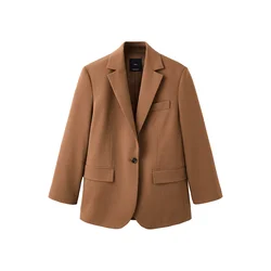 MANGO Blazer Milano karamel