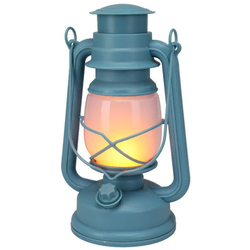 Svetilka z LED plamenom 24 cm modra KO-CX2000500blue
