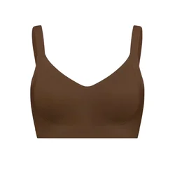 cfab Nedrček Seamless Compact Push-Up BH rjava