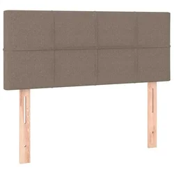 Vidaxl Posteljno vzglavje taupe 100x5x78/88 cm blago