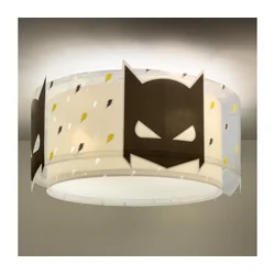 Dalber 61806 - Dečije plafonsko svetlo DARK HERO 2xE27/15W/230V