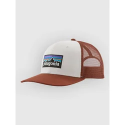 Patagonia P-6 Logo Trucker Cap rusty red