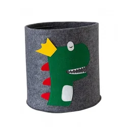 LIVEFY košara za igrače/perilo Dino 35 x 35 cm, zelen