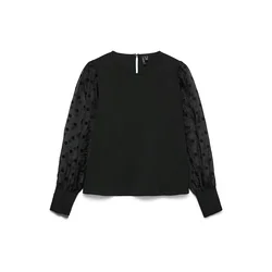 VERO MODA Bluza VMALVA črna