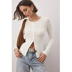 Trendyol Milla ženska bluza Twoaw26Bz00007, Krem
