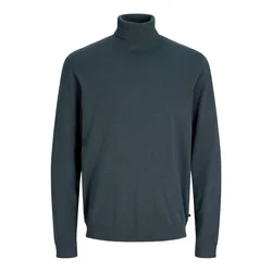 JACK & JONES Pulover JJEBasic temno siva