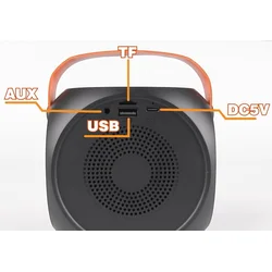 SPK-L2 Gembird Bluetooth zvucnik RGB, 10W, 1800mAh, microSD, AUX + mikrofon 500mAh