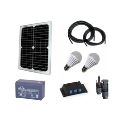 Solarni komplet kamp sistema 12V - 20W