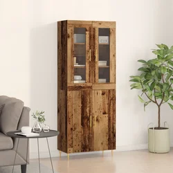 Highboard 2 kom. Staro drvo 69,5 x 34 x 180 cm