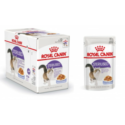 ROYAL CANIN Vlažna hrana za mačke Sterilised in jelly 85gr x 12kesica