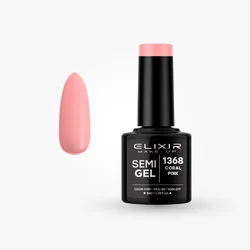 Elixir Gel lak Semi 1368, Coral Pink, 8ml