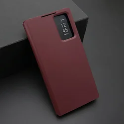 Maska BI FOLD Smart Window za Samsung S918B Galaxy S23 Ultra 5G/ bordo