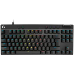 LOGITECH PRO X TKL RAPID Gaming Keyboard - BLACK - US INTL - USB - EMEA28i-935 - LINEAR