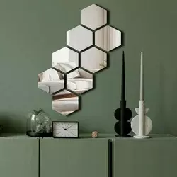 Wallity Ogledalo Ozgl525, 44x60 cm, Srebrne boje