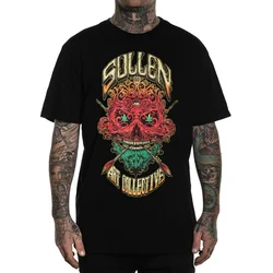 Hardcore majica moška - RASTA BADGE - SULLEN - SCM7261_BK