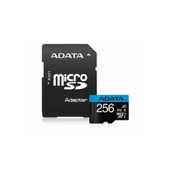 MICRO SD.256GB AData + SD adapter AUSDX256GUICL10A1-RA1