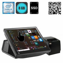 HP POS RP7800 - 15 Touch, Core i5, 8GB, SSD + POS Pisač