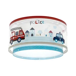Dalber 60616 - Dečije plafonsko svetlo POLICE 2xE27/60W/230V