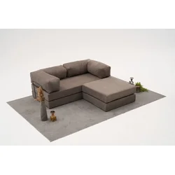 Atelier del Sofa Ugaona garnitura Comfort Mini, 190 cm, Siva