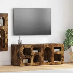 TV ormar Dimljeni hrast 100 x 35 x 40 cm Konstruirano drvo