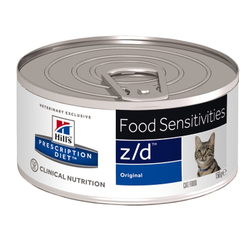 Hill's Prescription Diet z/d Food Sensitivities mačja hrana - konzerva 156 g