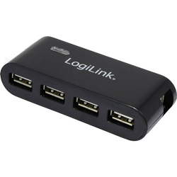 LogiLink 4-portni USB 2.0 hub LogiLinkcrni