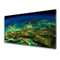 tulup.si Steklena slika Abstrakcija graphics 120x60 cm 2 obešalnika