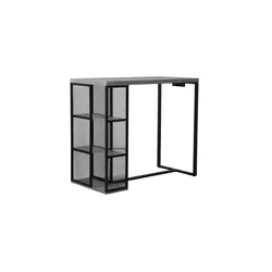 Industry barski sto 120x60x105cm beton/crni