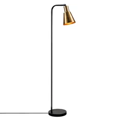Opviq Emek 4086 Podna lampa, Crno-Zlatna