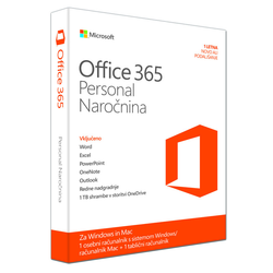 MICROSOFT program Office 365 Personal SLO FPP 32/64 bit, enoletna naročnina